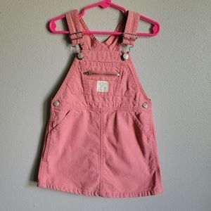 Polo Ralph Lauren Girls Pink Denim Overall Dress